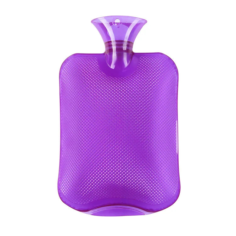 2000ml Explosion-proof Hot Water Bottle Belly Treasure Protective Warm Large Cover Winter Heat Preservation Soft Safe Removable