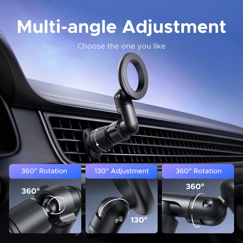 UGREEN Car Phone Holder Magnetic 360° Rotation For Magsafe iPhone 16 15 14 Pro Max Samsung S25 Ultra Xiaomi Air Vent Car Mount