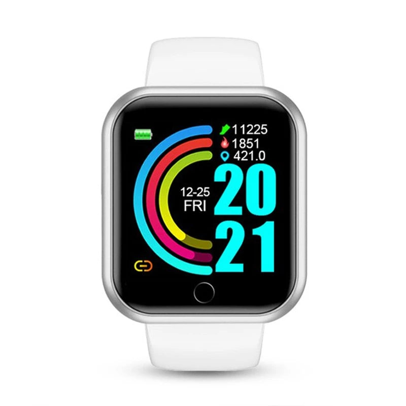 Men Smart Watch Women Watches Electronic Bracelet Message Remind Weather Clock Fitness Monitor Y68 Smartwatch For Android IOS