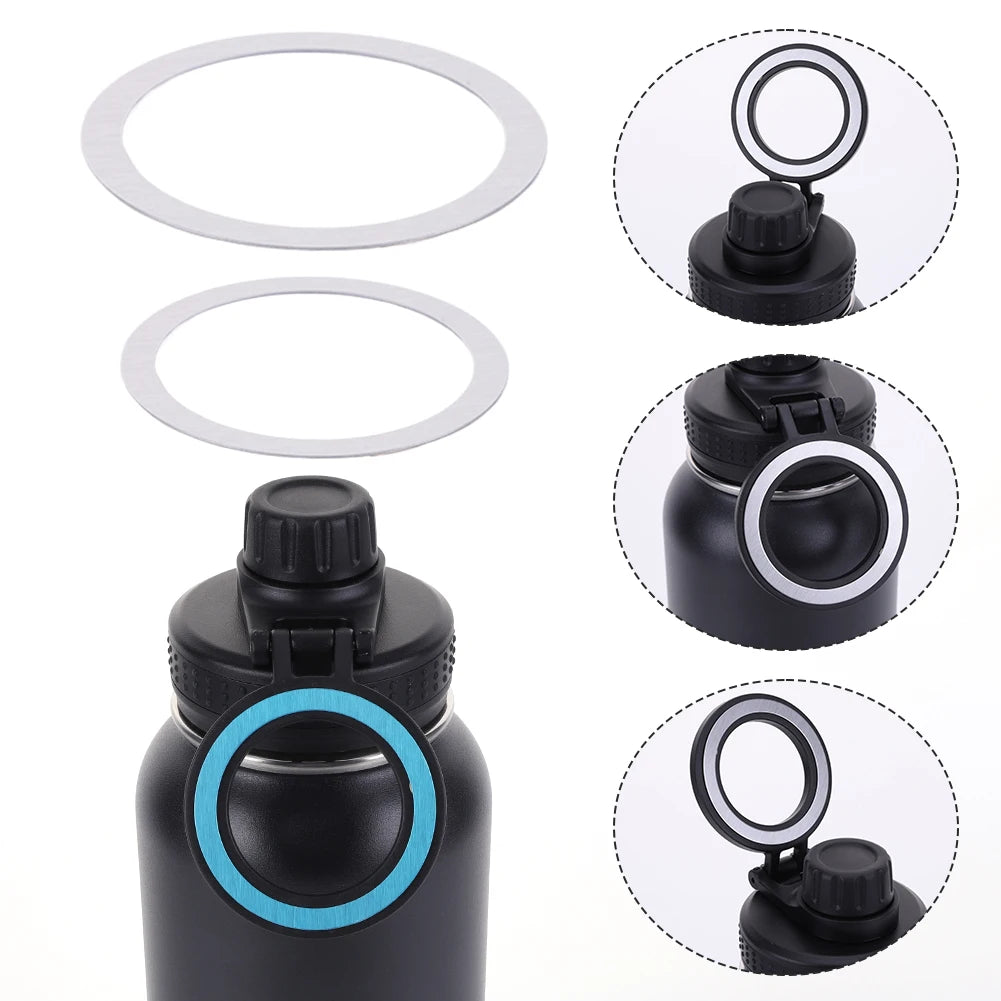 2Pcs Magnet Ring Mount Wireless Charger Sheet Magnetic Ring Holder Mobile Phone Car Holder for Magsafe Smartphone