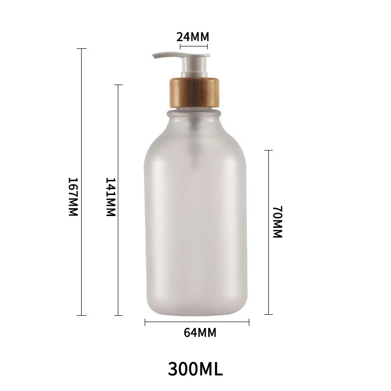 300/500ml Soap Dispenser for Bathroom Large Capacity Shower Shampoo Bottle Refillable Gel Bottle Lotion Liquid Storage Container