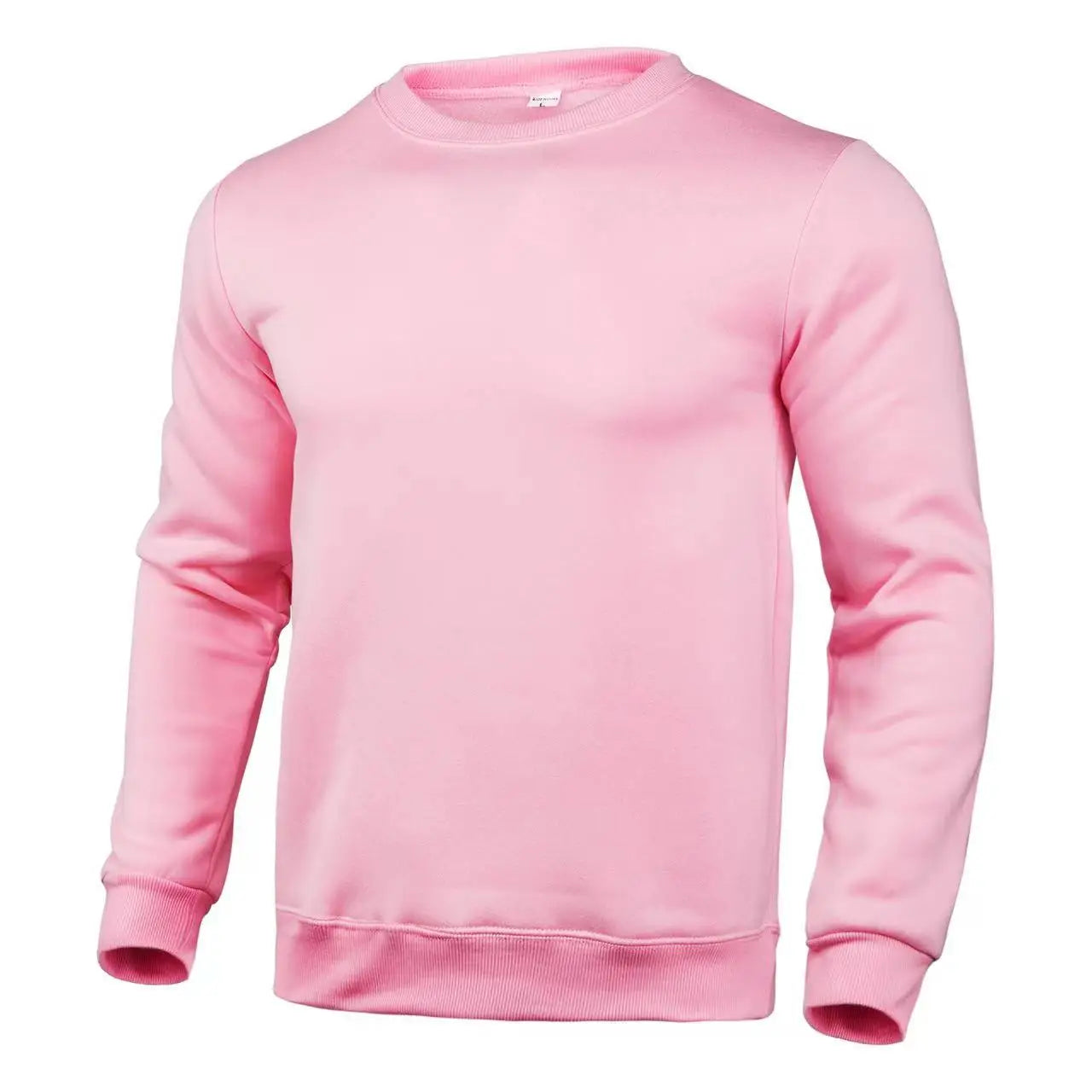 2024 Men's and Women's Sweater Fashion Brand Casual Sweater Solid Color Round Neck Long Sleeve Pullover Sweater