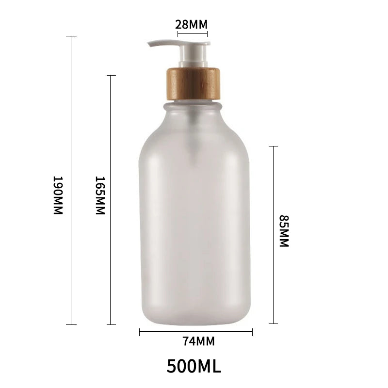 300/500ml Soap Dispenser for Bathroom Large Capacity Shower Shampoo Bottle Refillable Gel Bottle Lotion Liquid Storage Container