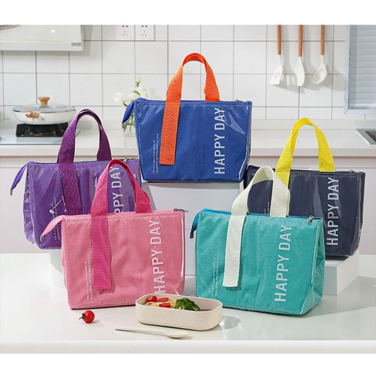 1pc Picnic Bag Insulation Bento Pack Lunch Bag Large Capacity Heavy-duty Aluminum Foil Portable Picnic Food Storage