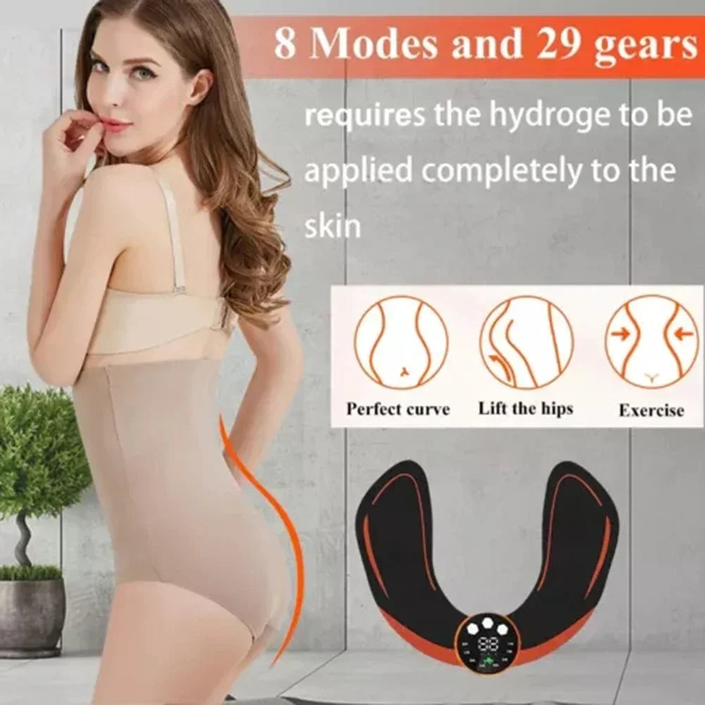 ABS Stimulator Electric ABS Muscle Stimulator Fitness Abdominal Rechargeable Wireless Muscle Toner 8 Modes 29 Levels Intensitys