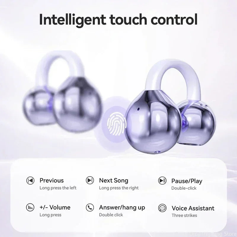 Xiaomi Open Ear Clip Earphones TWS Wireless Bluetooth Earbuds Noise Portable Touch Headphones With Mic Consumer Electronics