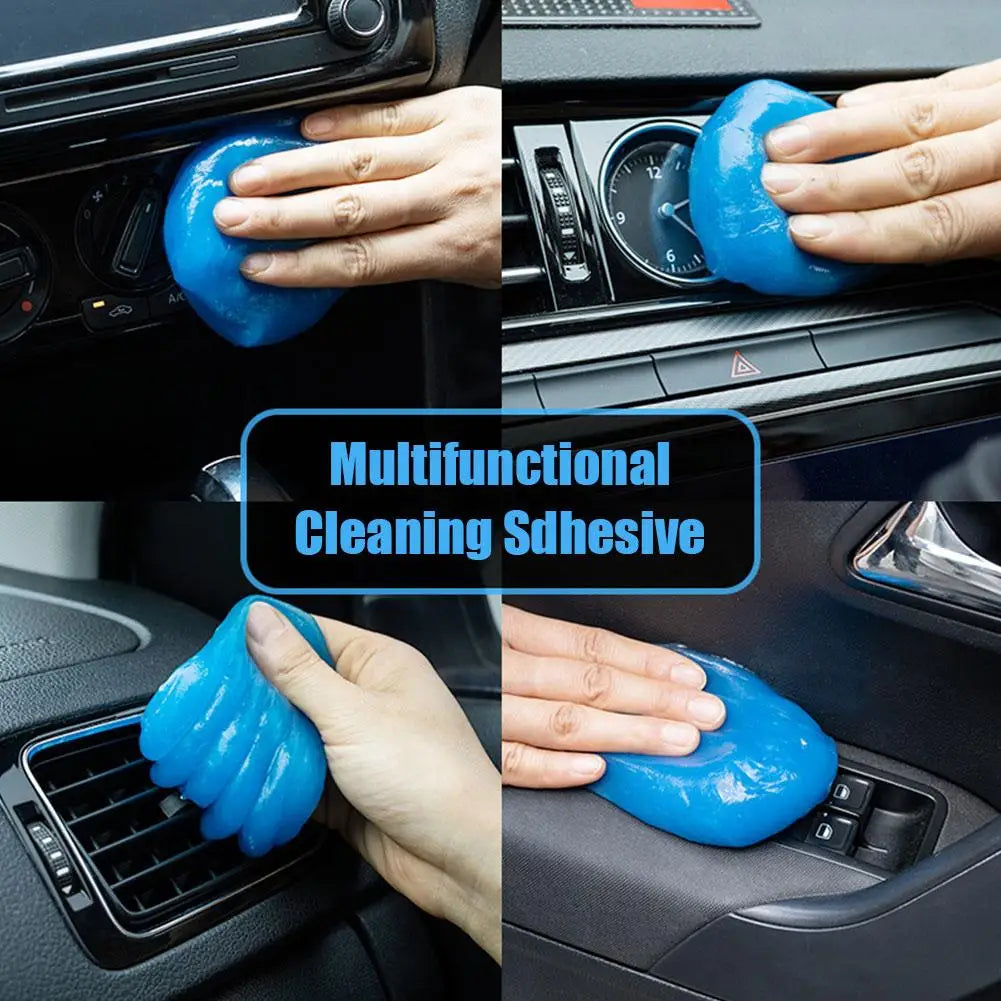 4-colours Car Cleaning Gel Reusable Keyboard Cleaner Vent Cleaner Slime Dust Dirt Removal Multiuse Air Gel Automobile Tool D3B4