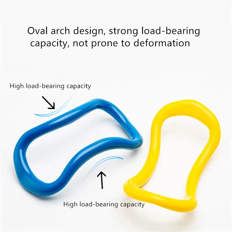 "Yoga Pilates Ring Set - Stretch & Resistance Fitness Circle for Women, Home Workout, Body Toning, Fascia Massage