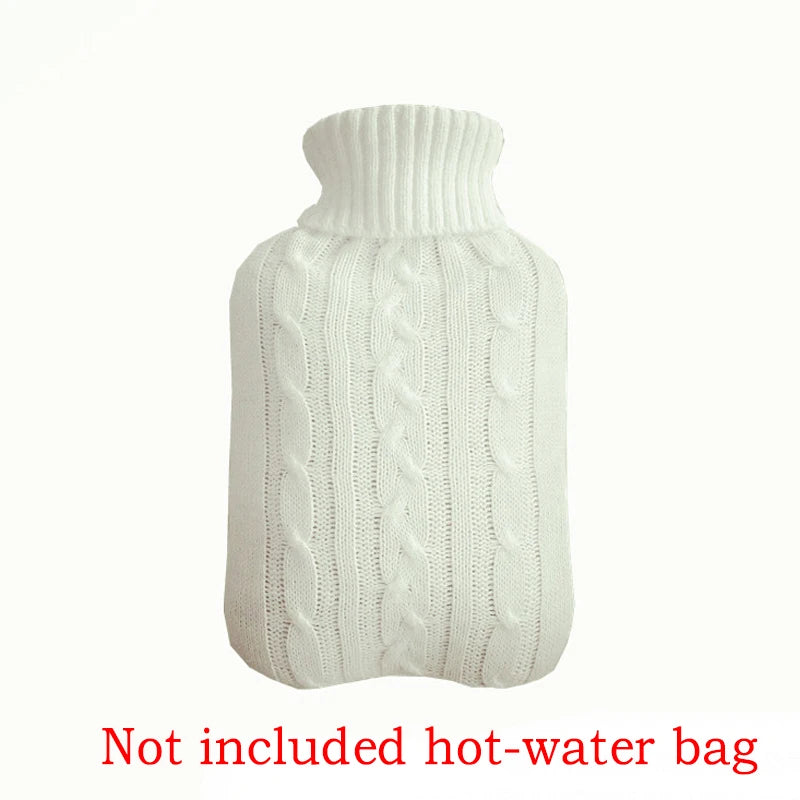 2000ml Explosion-proof Hot Water Bottle Belly Treasure Protective Warm Large Cover Winter Heat Preservation Soft Safe Removable