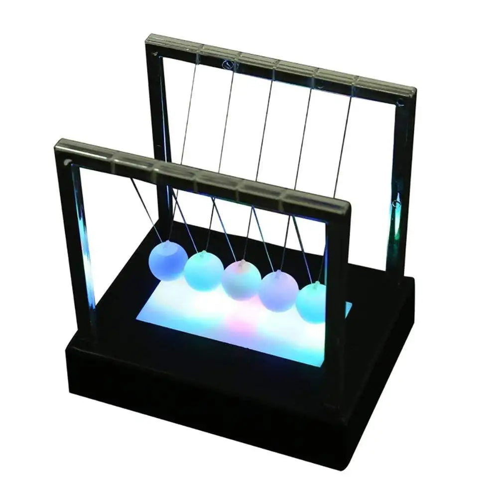 Decor  Newtons  LED Light Up Newtons Science Kids Toys Balance Balls Desk Toys Home and  Decor