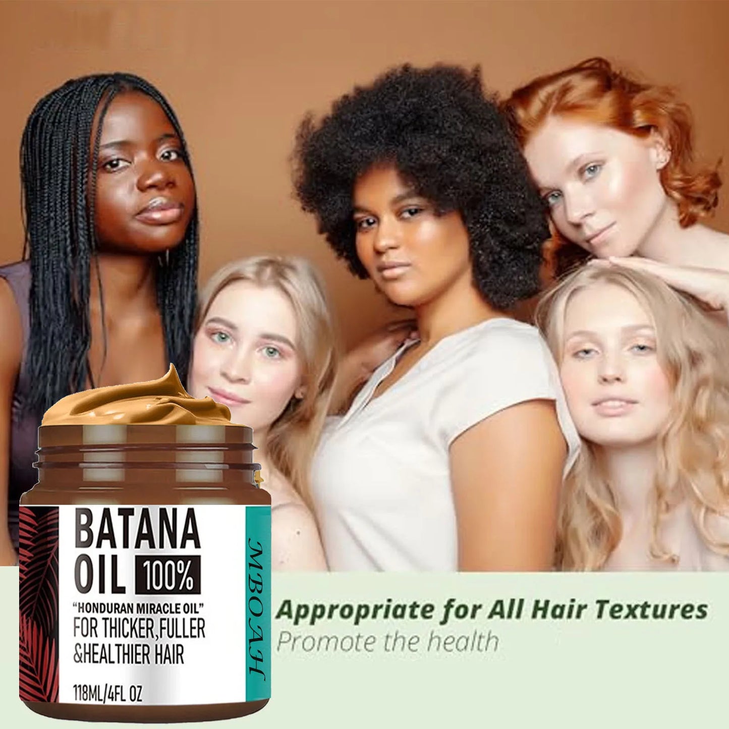 100% Pure Organic Hair Mask Batana Oil Hair Growth Oil Natural Treatment Nourish Reduce Hair Loss Anti-Breakage Hair Products