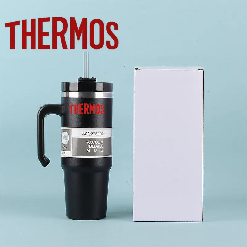 30oz THERMOS Adventure  H2.0 Tumbler With Handle Stainless Steel 40 Oz Water Bottle Vacuum Insulated Travel Cup