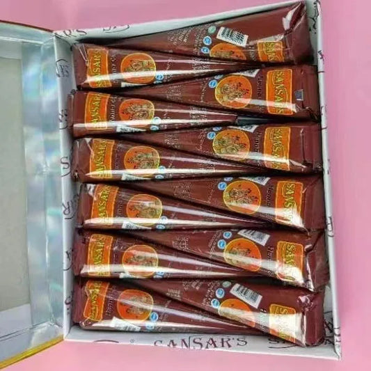 1/3/12Pcs Pure Natural Organic Brown Henna Cream, Brown Henna Tattoo Cream, Temporary Tattoo, Henna Tattoo Cream Semi-permanent