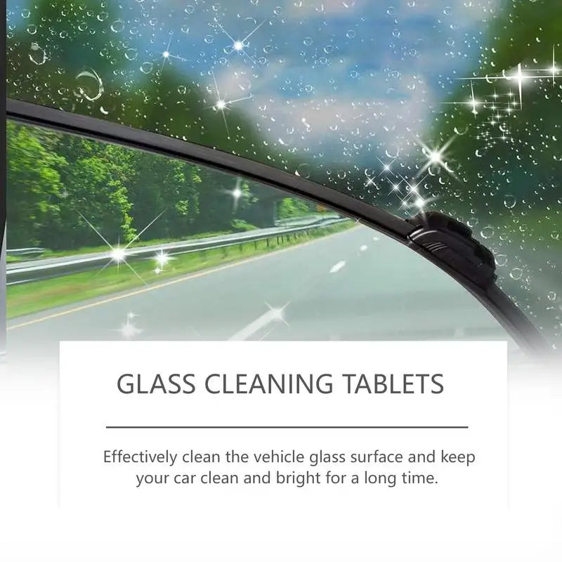 Wiper Fluid Tablets Solid Tablets Oil Film Cleaner Windshield Washer Windshield Washer Concentrated Effervescent Wiper Tablet