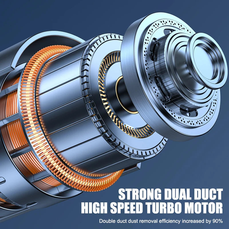 XIAOMI 2900000pa Car Wireless Vacuum Cleaner 120w 3-in-1 Portable Handheld For Home Rechargeable Auto Cordless Cleaner 2025