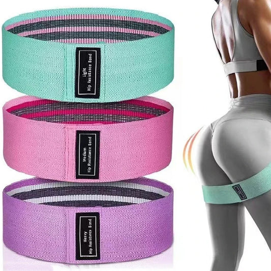 Yoga Fitness Resistance Band Buttocks Expansion Fitness Rubber Band Elastic Expander Suitable For Home Exercise Sport Equipment