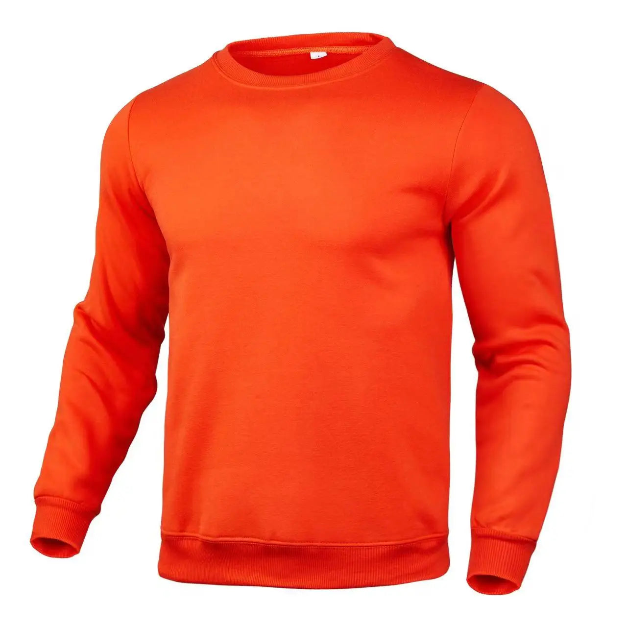 2024 Men's and Women's Sweater Fashion Brand Casual Sweater Solid Color Round Neck Long Sleeve Pullover Sweater