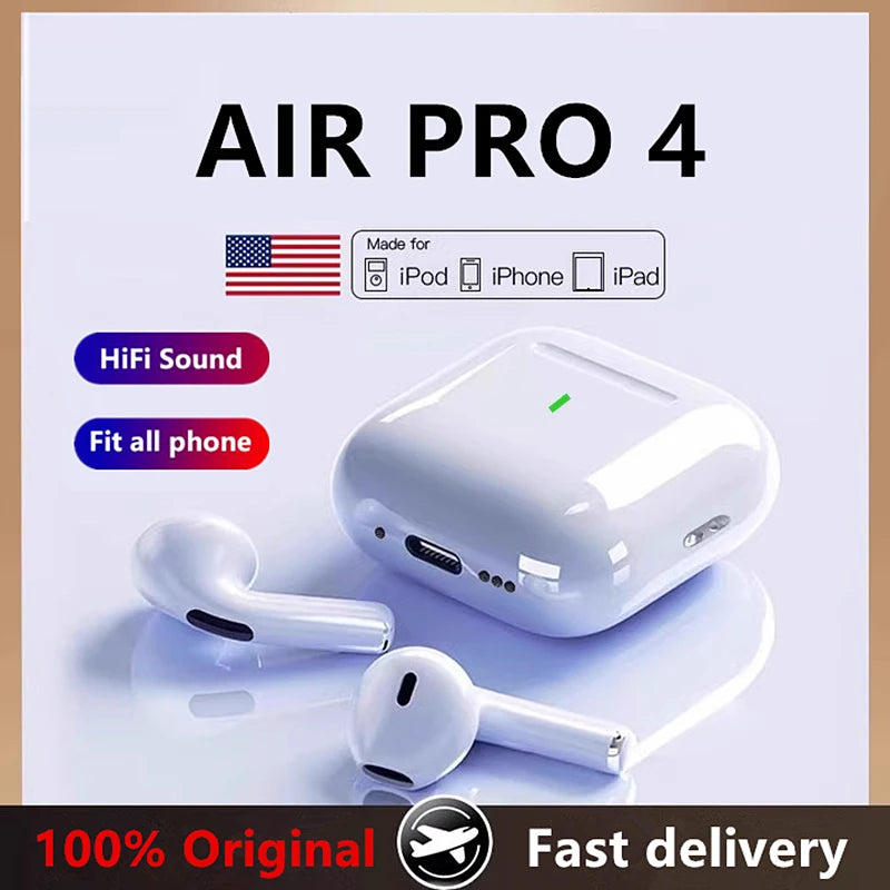 2025 New Air Pro True Wireless Bluetooth Earphones Headphones HiFi Sound Low Latency Noise Reduction Earbuds for IPhone Android