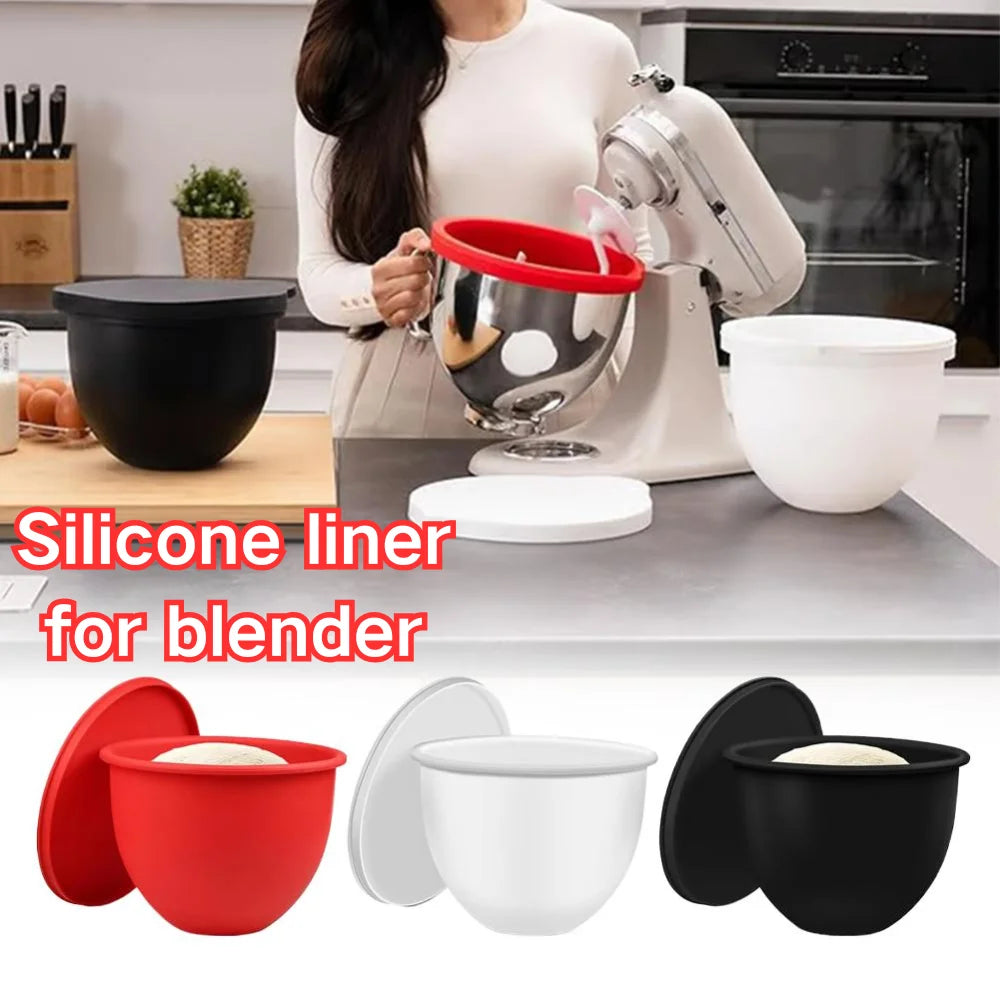 1PCS Universal Silicone Liner Pad For Kitchen Quart Blenders Non Slip Mixing Bowl Attachment Food Grade Heat Resistant Accessory