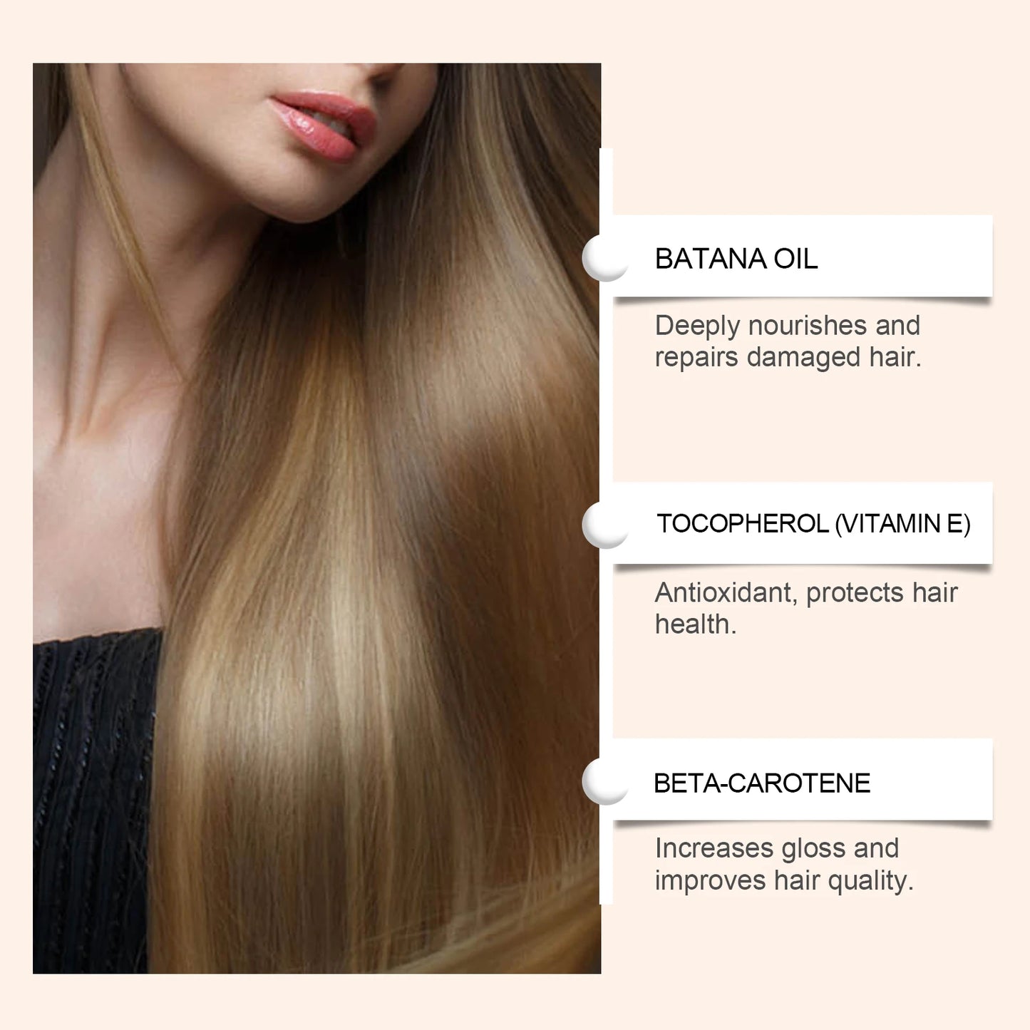Hoegoa 100% Pure Organic Batana Oil for hair growth And Natural Batana Oil For Treating Hair Loss Anti-Breakage Hair