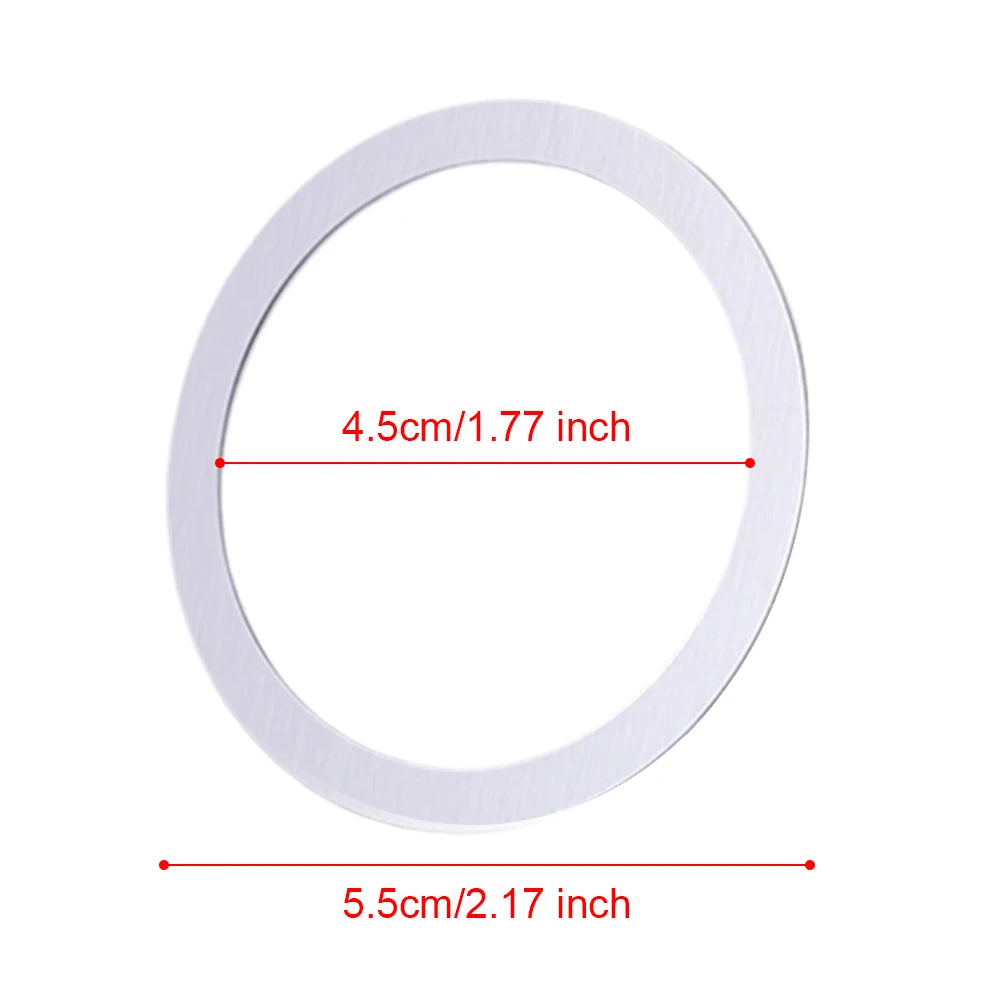 2Pcs Magnet Ring Mount Wireless Charger Sheet Magnetic Ring Holder Mobile Phone Car Holder for Magsafe Smartphone