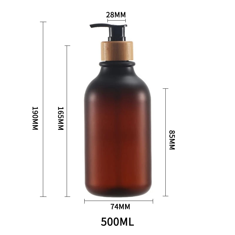 300/500ml Soap Dispenser for Bathroom Large Capacity Shower Shampoo Bottle Refillable Gel Bottle Lotion Liquid Storage Container