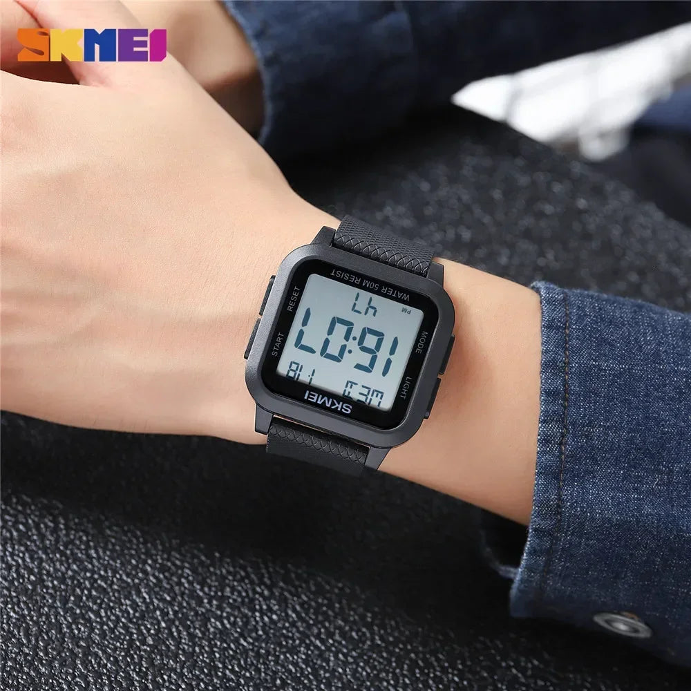 SKMEI 1894 Military Digital Watch for Men Waterproof Mens Electronic Shockproof Sports Wristwatches Countdown 1841 Montre Homme