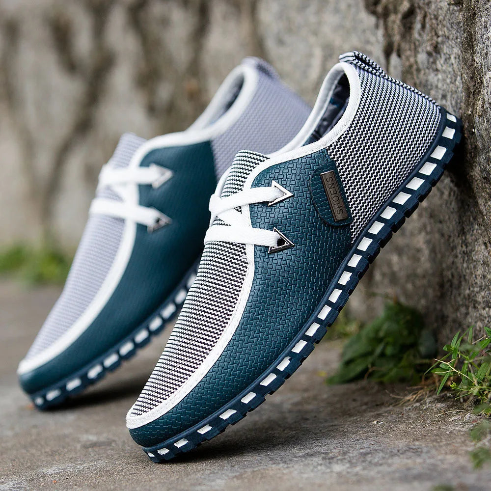 2023 Men Casual Leather Shoes Fashion Comfortable Business Male Shoe Summer Spring Light Plus Size Footwear New Man Sneakers