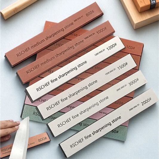 High Mesh Oil Stone Knife Sharpener Water Grinding Stone Kitchen Tool Small Strips for Household Use