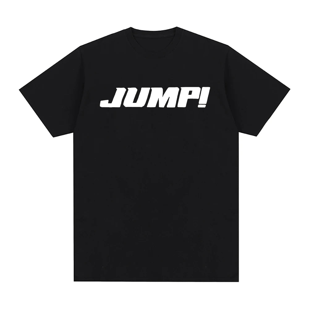 PINK JUMP T Shirt Summer Fashion Men/Women Harajuku Aesthetic Letter Print T-Shirt Unisex High Quality Casual Tees Shirts