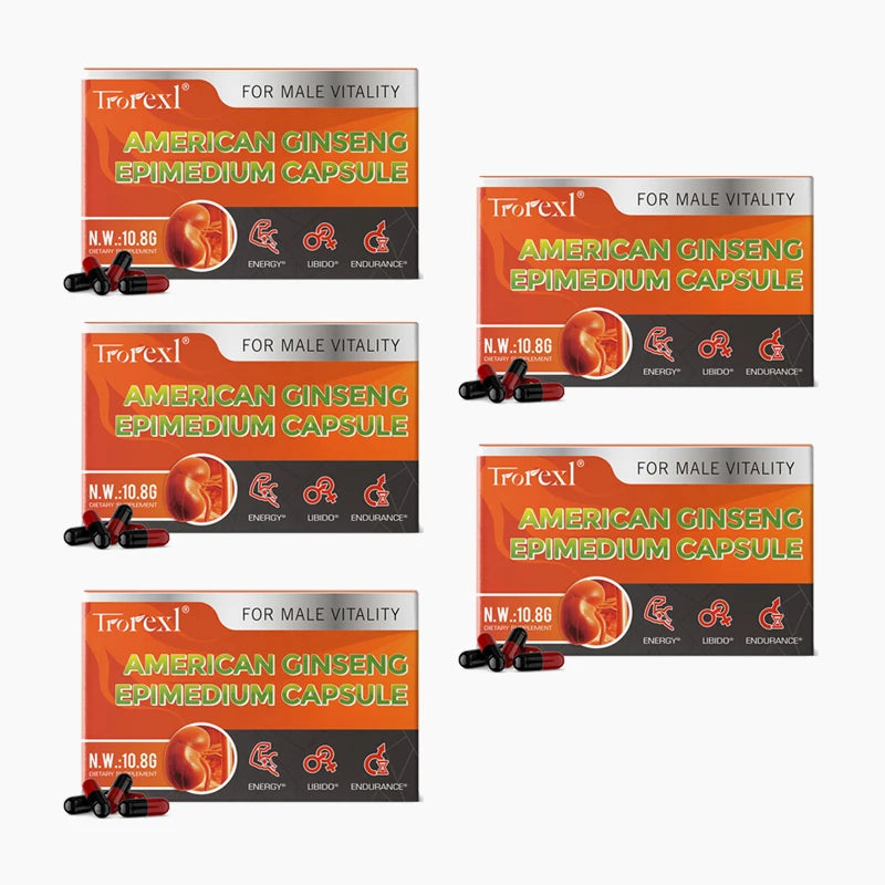 Powerful High Purity Epimedium Supplements Natural Organic Manhood Erection Pill Improve Performance and Increase Size