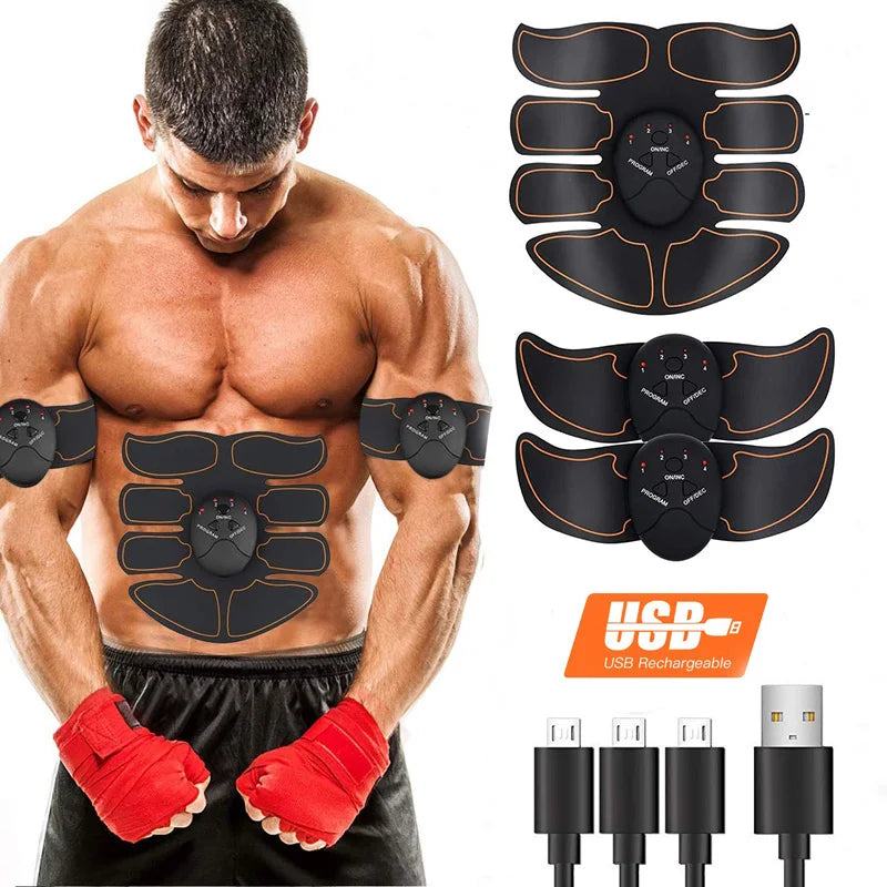 Wireless EMS Muscle Stimulator Toner ABS Abdominal  Hip Trainer Weight Loss Fitness Shaping  Electric  Body Slimming Massager