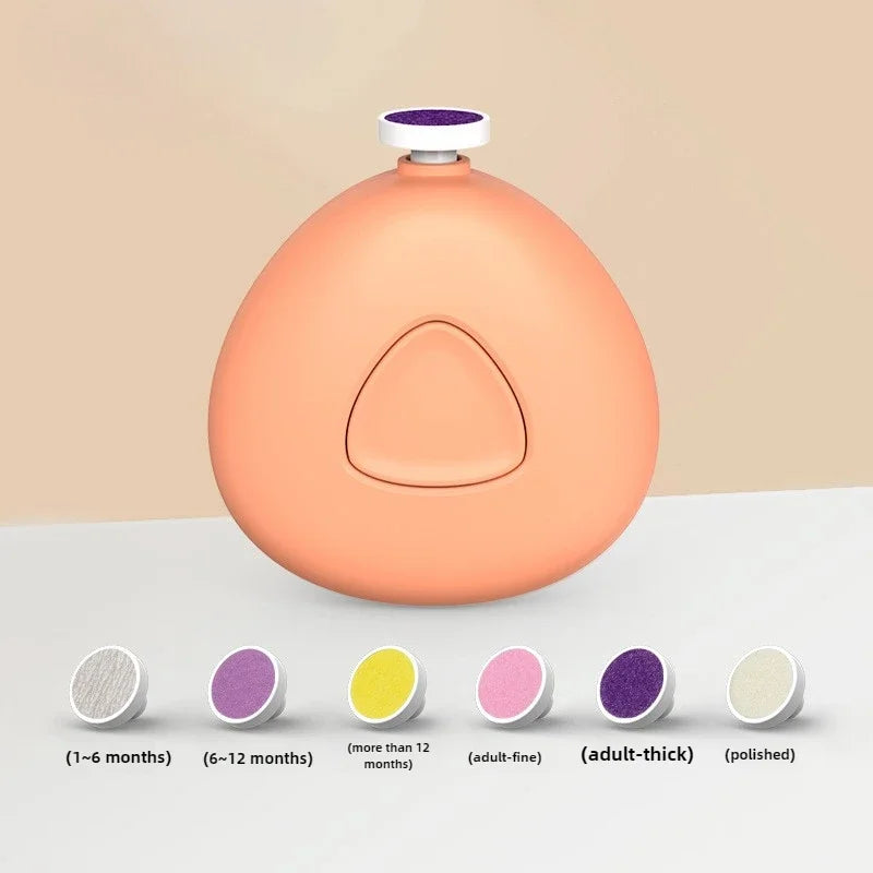 Electric Baby Nail Trimmer Kid Nail Polisher Tool Infant Manicure Scissors Baby Hygiene Kit Baby Nail Clipper Cutter for Newborn