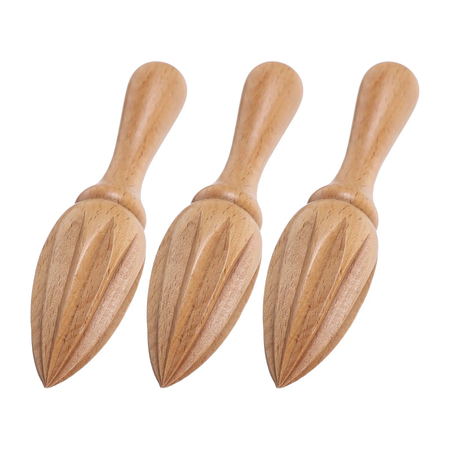 3pcs Wooden Lemon Juicer Natural Handheld Citrus Squeezer Manual Fruit Press For Home Kitchen Drink Prep Portable Manual Lemon
