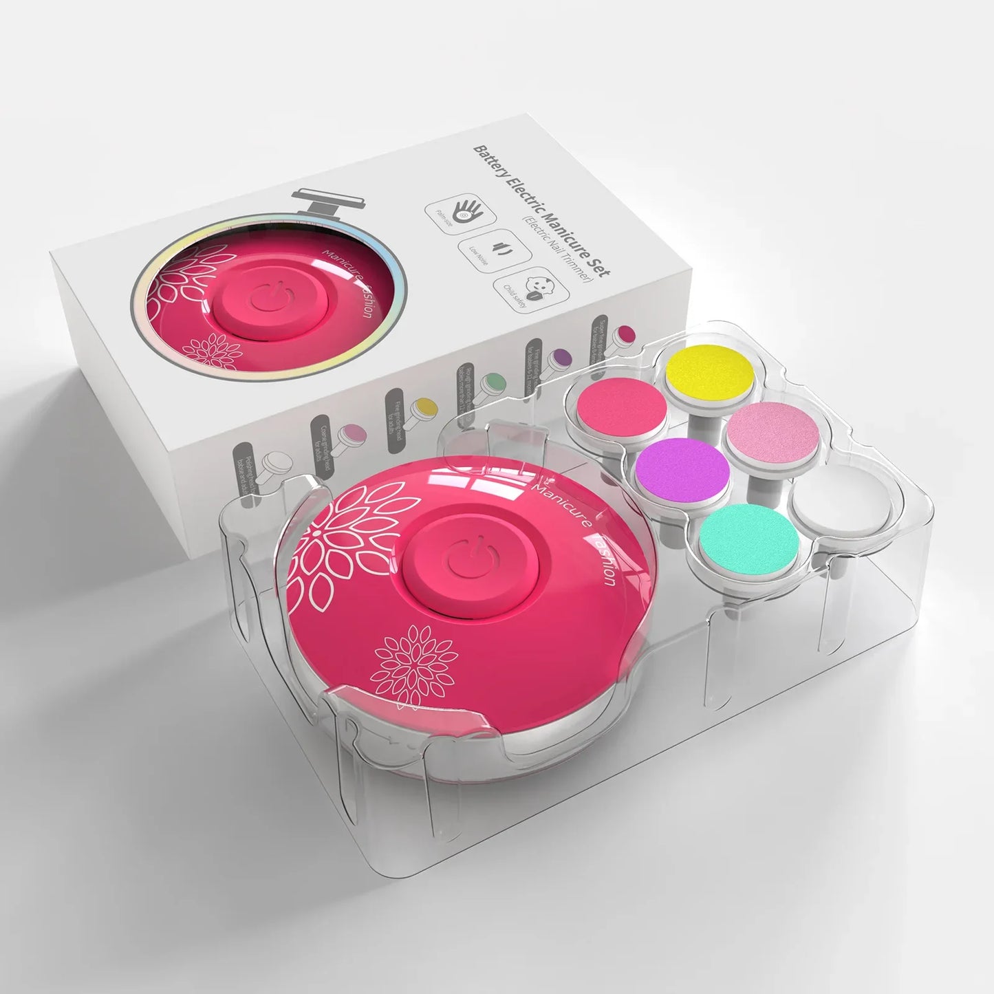 Electric Baby Nail Trimmer Kid Nail Polisher Tool Infant Manicure Scissors Baby Hygiene Kit Baby Nail Clipper Cutter for Newborn