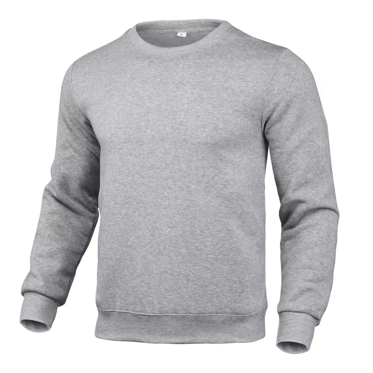 2024 Men's and Women's Sweater Fashion Brand Casual Sweater Solid Color Round Neck Long Sleeve Pullover Sweater