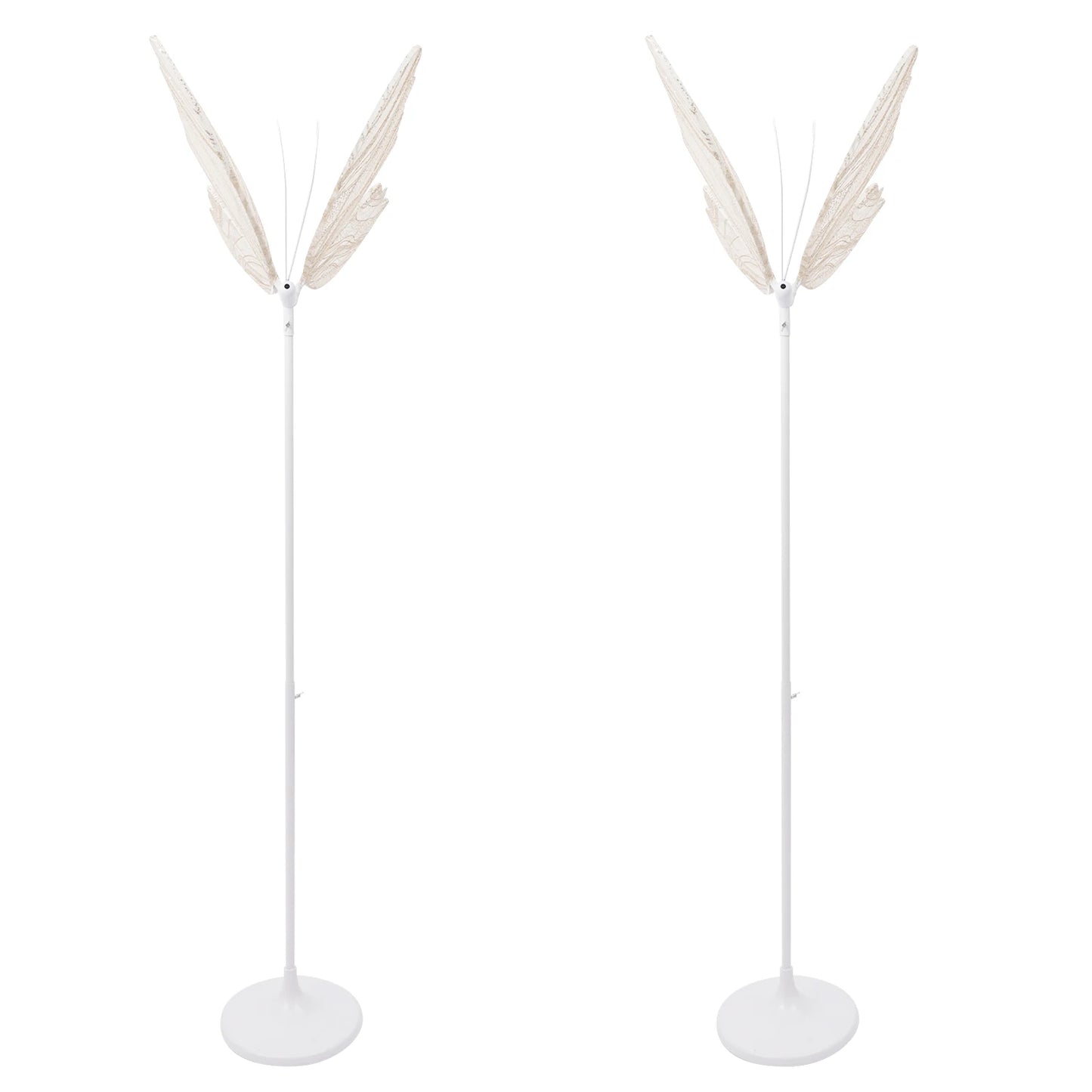 2 Pcs Wedding Butterfly LED Light Floor Hanging Light Butterfly Decoration Prop for Table Centerpiece & Room Decor