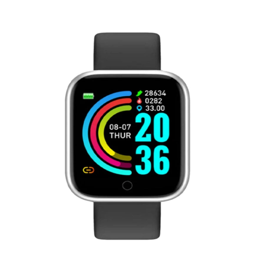 Men Smart Watch Women Watches Electronic Bracelet Message Remind Weather Clock Fitness Monitor Y68 Smartwatch For Android IOS