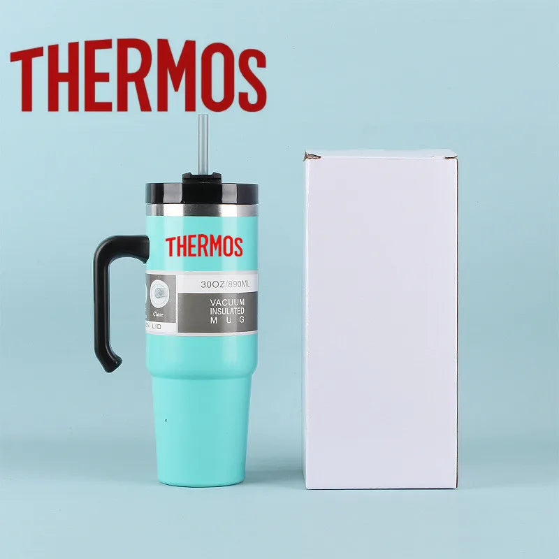 30oz THERMOS Adventure  H2.0 Tumbler With Handle Stainless Steel 40 Oz Water Bottle Vacuum Insulated Travel Cup