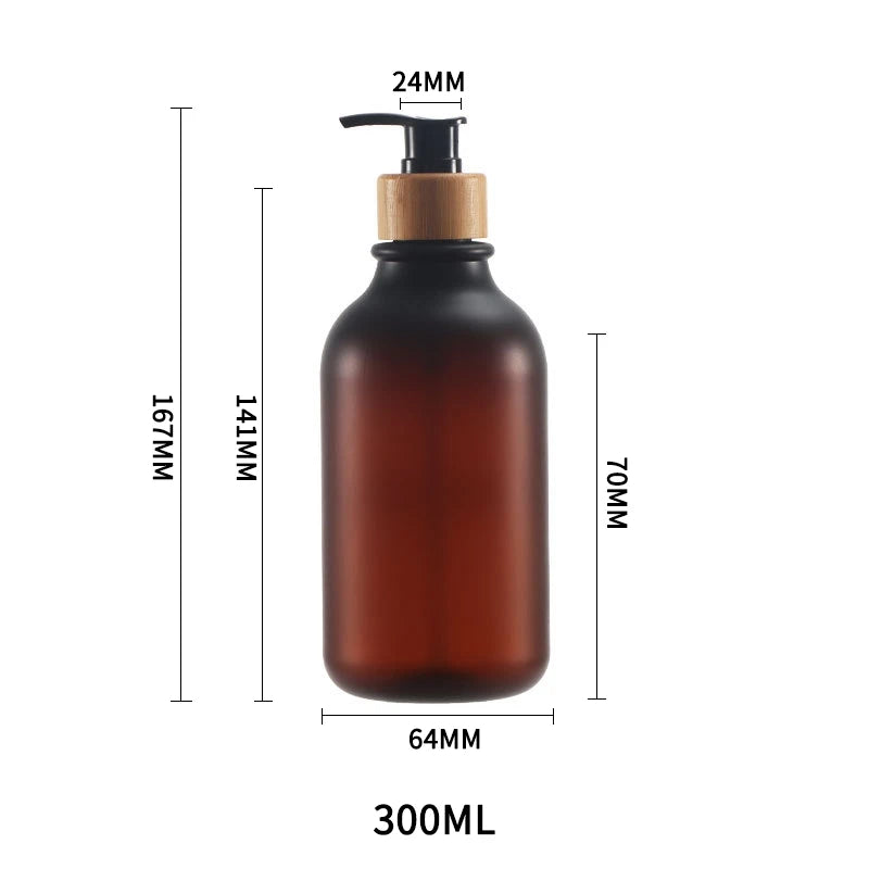 300/500ml Soap Dispenser for Bathroom Large Capacity Shower Shampoo Bottle Refillable Gel Bottle Lotion Liquid Storage Container