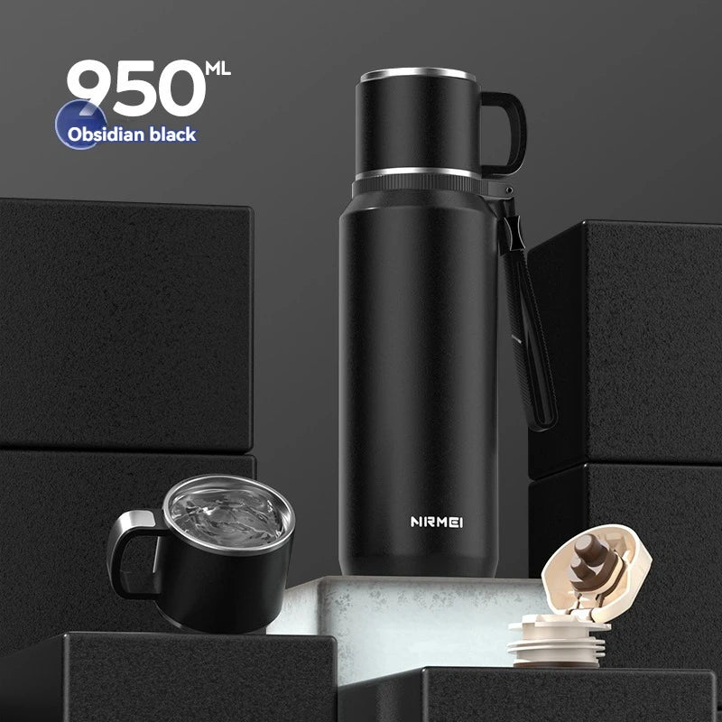 1.5L Thermos water bottle Stainless Steels Vacuum Flask Hot Coffee tea Water Heat Preservation Bottles Cold Tumbler drinkware