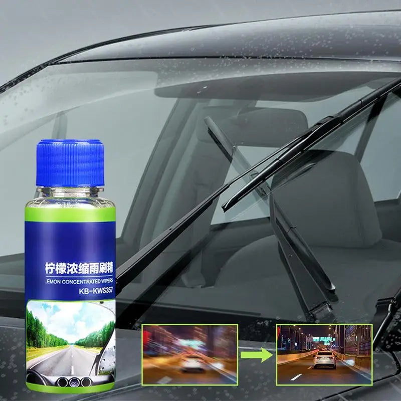 Windshield Washer Fluid Liquid 45ml Car Glass Concentrated Cleaning Agent Windshield Wiper Water Improves Driving Visibility