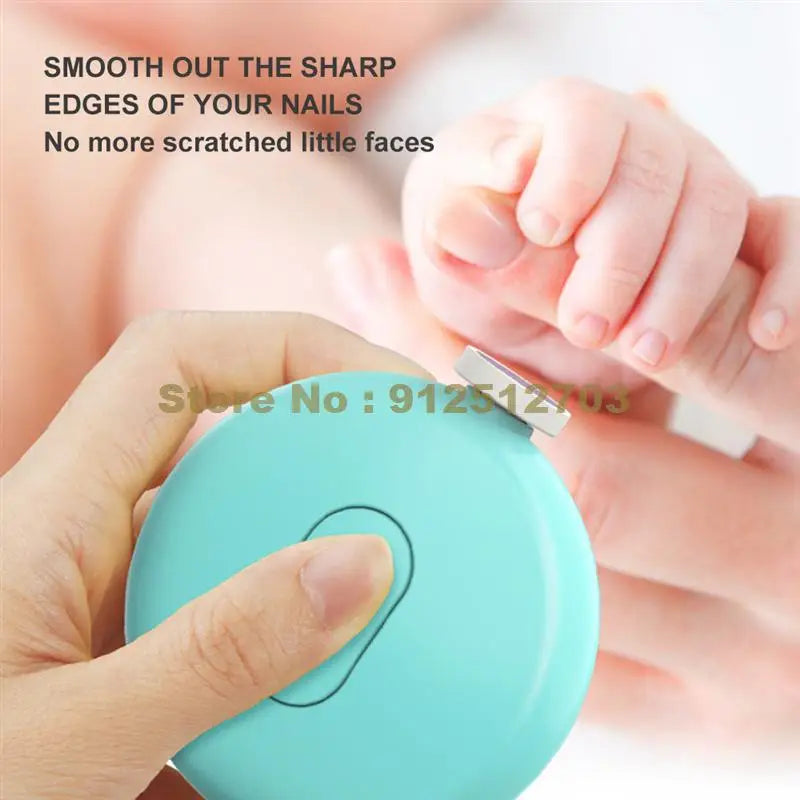 Baby Electric Nail Trimmer Baby Care Kit Manicure Set Easy To Trim Nail Clipper For Newborn Kid Nail Polisher Tool