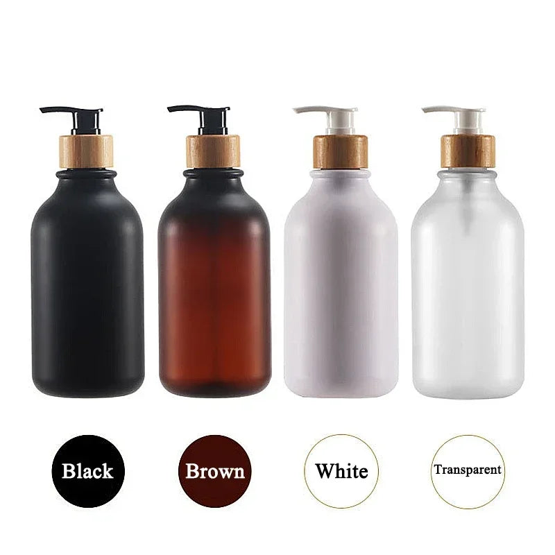 300/500ml Soap Dispenser for Bathroom Large Capacity Shower Shampoo Bottle Refillable Gel Bottle Lotion Liquid Storage Container