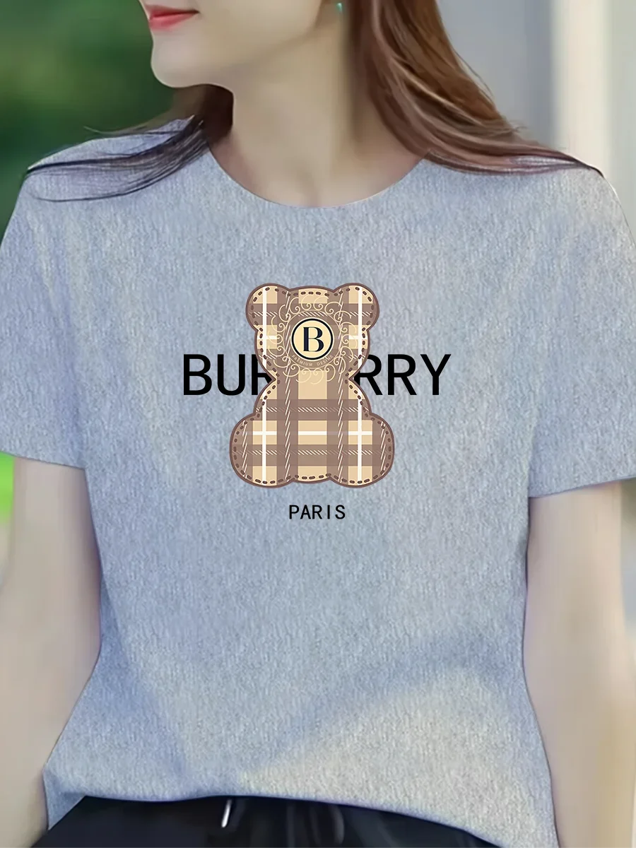 Summer women's casual T-shirt - Harajuku women's 21st-century designer style luxurious women's T-shirt - fashionable T-shirt